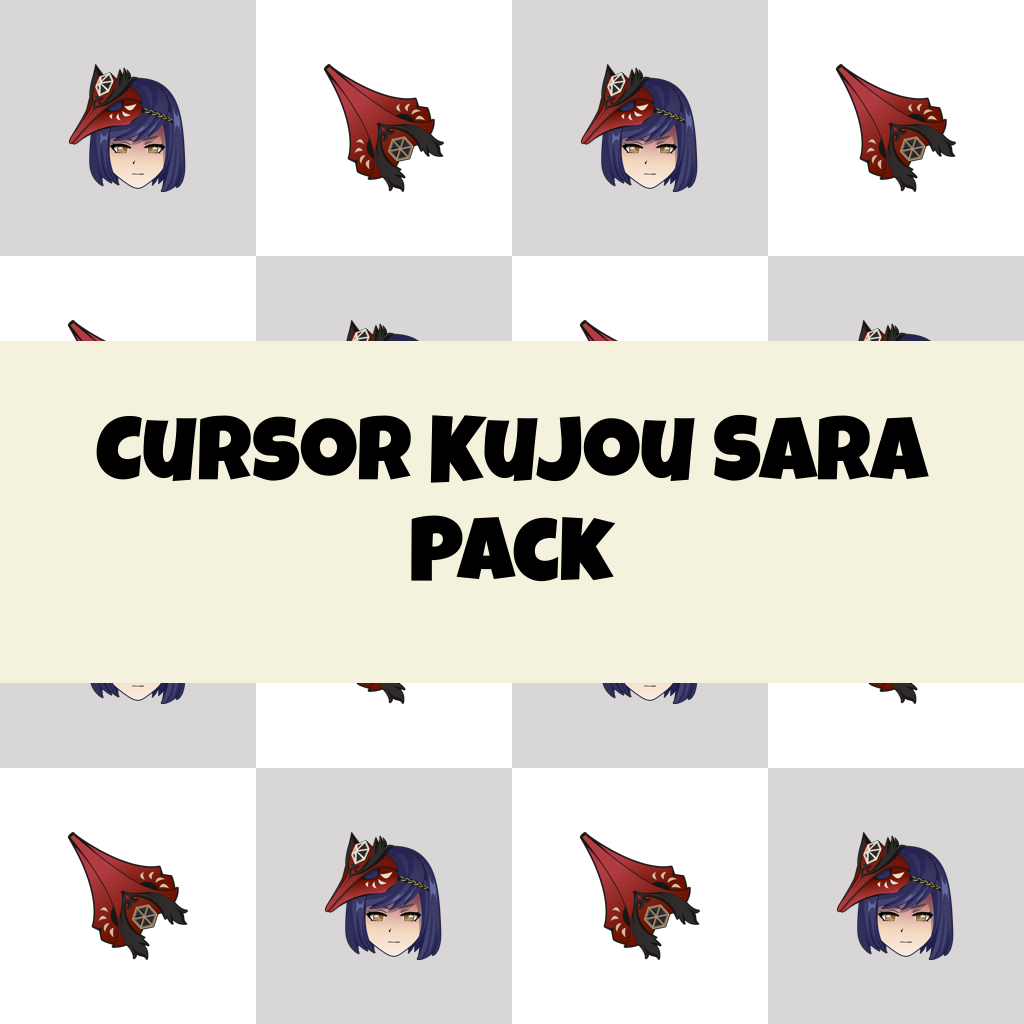 Cursor Kujou Sara Pack